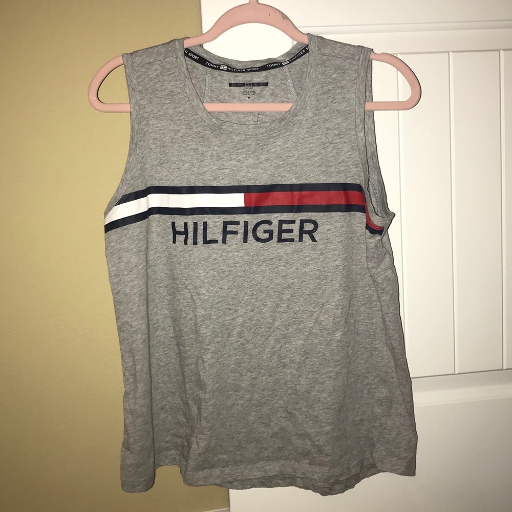 grey tommy hilfiger cutoff